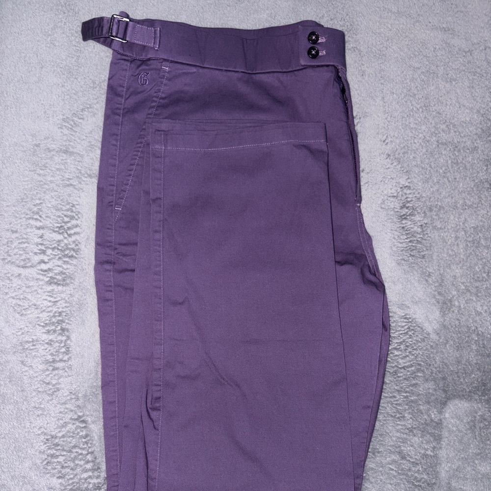 Men's Purple Chinos